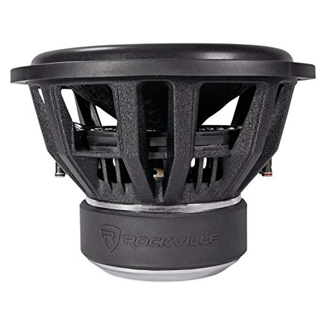 Rockville Destroyer 15D2 Caisson de Basses Audio pour Voiture de Compétition 15 Pouces avec Bobines Vocales USA!