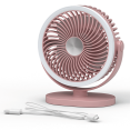 thumbnail image 1 of Ventilador pequeño de escritorio, mini ventilador portátil de mano, ventilador de viento grande para dormitorio de estudiantes de escritorio con carga USB MFZFUKR BST3024626-2, 1 of 5