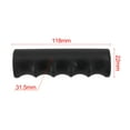 thumbnail image 1 of 2 Pcs Poignées en Caoutchouc pour Brouette, Tubes Ronds Poignées Universelles de Remplacement Noires 118 x 22mm, 1 of 7