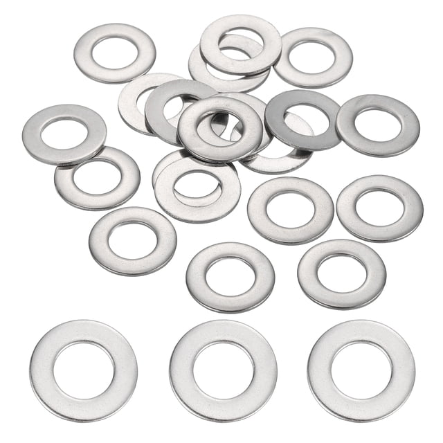 20 Pcs M8.5 304 Acier Inoxydable Rondelles Plates 8.5mm ID 16mm OD 1mm Épais, Argent