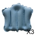 thumbnail image 1 of Almohada de baño inflable Soledad Con Ventosas para bañera 51x38 cm azul, 1 of 10