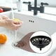 thumbnail image 2 of Cesto combinado con colador y tapón para fregadero de cocina negro, recambio para desagüe estándar, cesto de acero inoxidable con recubrimiento electrochapado y tapón de goma con pomo de plástico, 2 of 6
