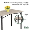 thumbnail image 3 of Juego De Comedor 4 Sillas Mesa Estructura Metalica y Tablero MDF Kingshouse negro, 3 of 7