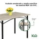 thumbnail image 3 of Juego De Comedor 4 Sillas Mesa Estructura Metalica y Tablero MDF Kingshouse negro, 3 of 7