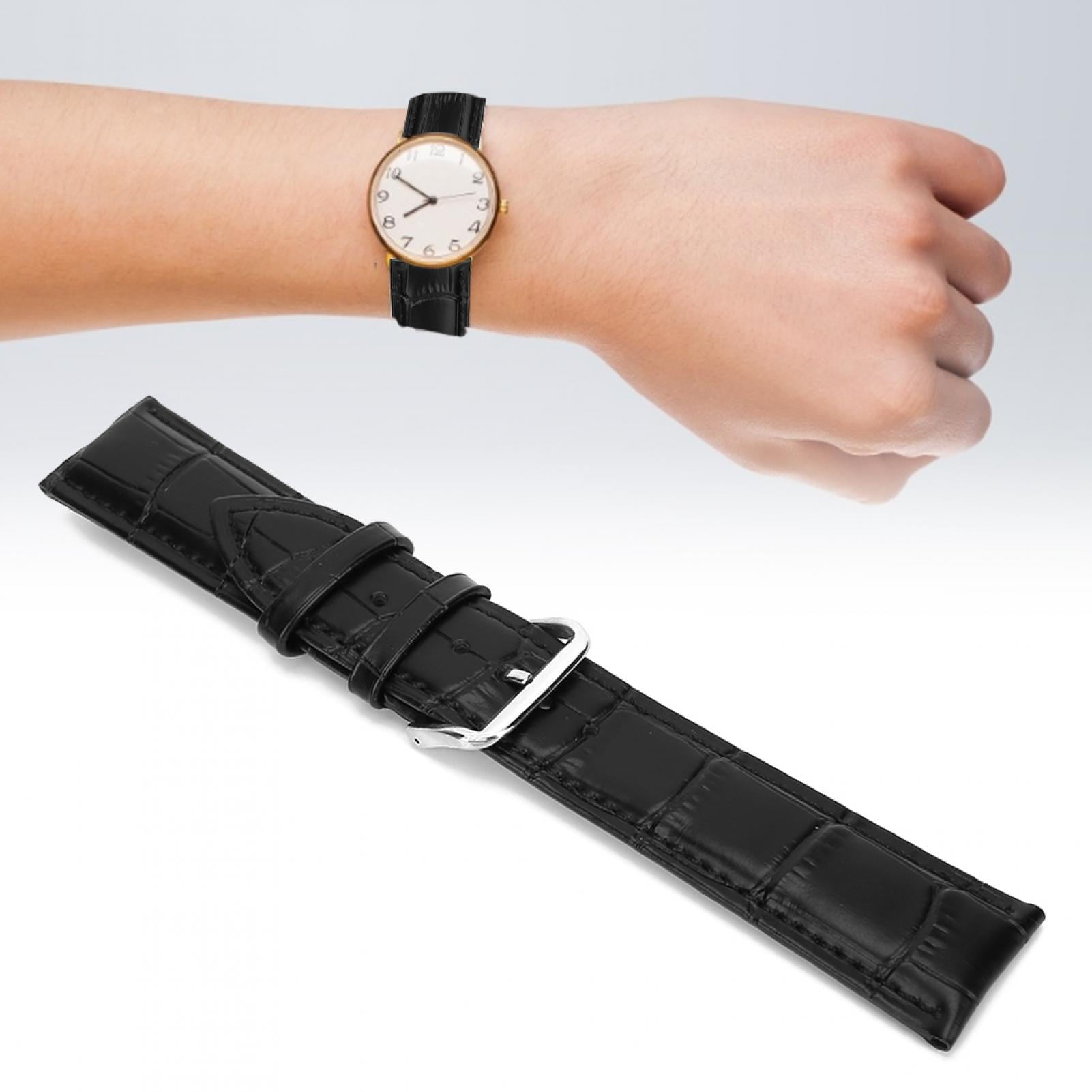Exquisite Unisex 22mm Black Watch Strap Quality Replacement