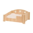 thumbnail image 4 of Cama para Gato Cama Elevada de Madera Sofá para Mascotas Cojín Desmontable Estructura Resistente Adecuado para Gatos Y Perros Pequeños en Interiores, 4 of 8