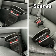 NUZYZ 2Pcs Seat Belt Adjusters Rustproof Shining Rhinestone Bottle Opener Design Protective Seat Belt Adjustment Interior Accessories Car Safety Belt Buckle Clips for Automobile