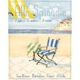 thumbnail image 2 of Brent, Paul 15x18 Gold Ornate Wood Framed with Double Matting Museum Art Print Titled - Alla Spiaggia, 2 of 4