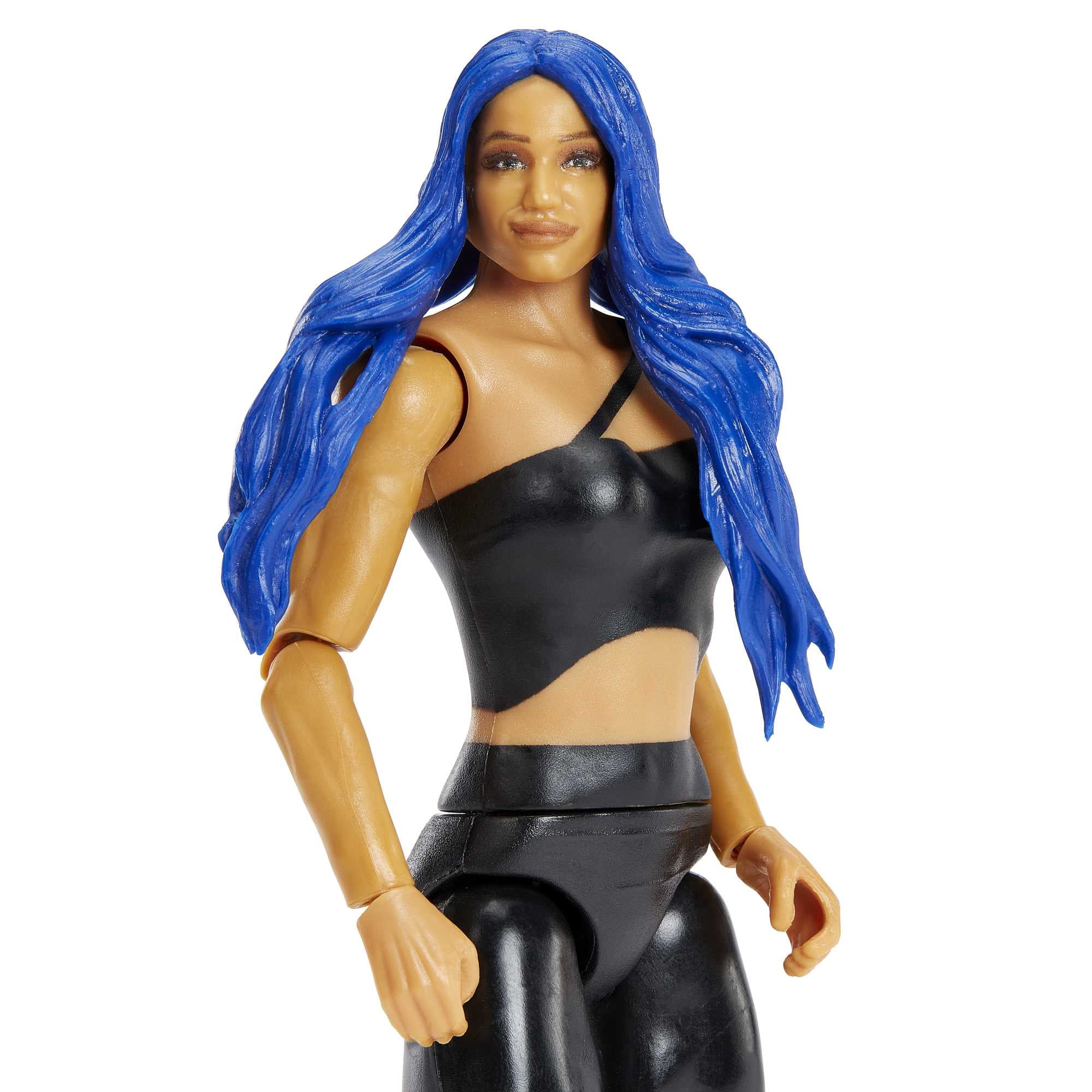 WWE Sasha Banks Action Figure, Posable 6-inch Collectible for Ages 6 Years Old & Up​​