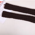 thumbnail image 4 of Guardurnaity 1 par de guantes de punto para mujer de Otoño Invierno, manga para brazo y muñeca, calentador de manos para niñas, guantes largos de medio guantes y mitones Café Guardurnaity PS12167-07, 4 of 6