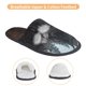 thumbnail image 3 of Fotbe Gloomy Mansion Forest Scene Pantuflas Peludas para Mujer con Estampado, Zapatillas de Peluche, Zapatos de Invierno para Casa, Uso Interior y Exterior-Large, 3 of 8