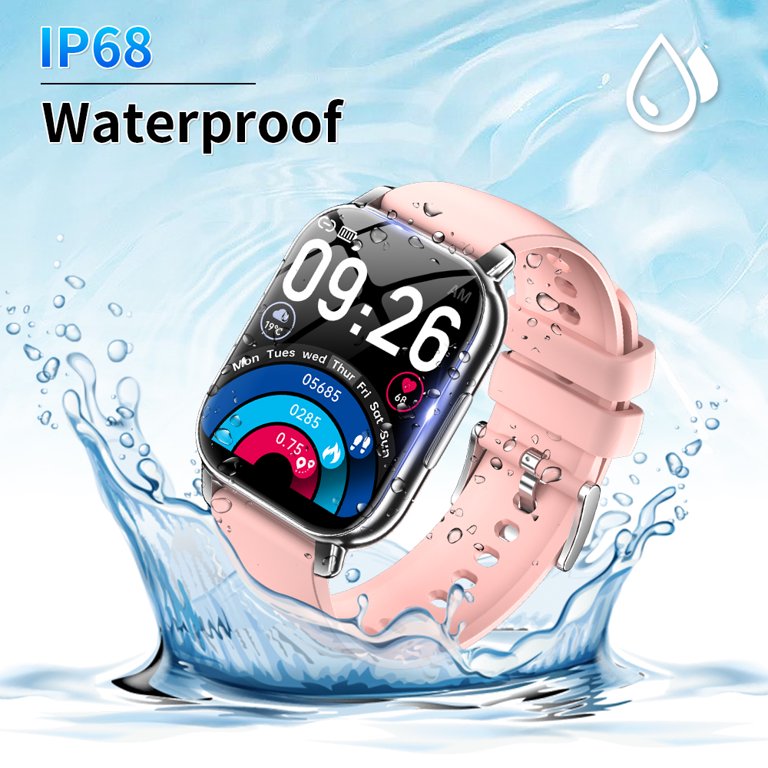 Fpogbef Smart Watch, 1.85'' HD Fitness Tracker Sport Smart Watches for  Women Men,24 Sport Modes Smartwatch Waterproof Fitness Watch for Android  iOS