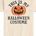 thumbnail image 3 of Instant Message - This is My Halloween Costume Men's Short Sleeve Graphic T-Shirt, 3 of 6