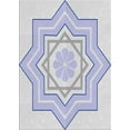 thumbnail image 1 of Ahgly Company Indoor Rectangle Patterned Water Blue Novelty Area Rugs, 5' x 8', 1 of 6