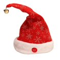 thumbnail image 1 of Singing Dancing Santa Hat Christmas Hat Electric Christmas Hat for Xmas Thanksgiving Halloween Party Costume Favors, 1 of 5