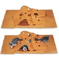 thumbnail image 1 of Tapis de Jeu Interactif pour Animaux, Tapis d'Activité Respirant Résistant aux Rayures pour Chat et Chien, Design Unique de Pétale, Feutre Doux et Épais pour Roulement Libre, Entraînement, 1 of 5