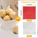 thumbnail image 2 of 100 piezas de envoltorios de caramelos de papel de aluminio, envoltorios de chocolate de 4 x 4 pulgadas, papel de aluminio (Rojo, Cáscara de Naranja), 2 of 6