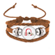 thumbnail image 1 of Beso de amor de mascotas Gatos Perros Pulsera pulsera de cuero Unbranded M, 1 of 3
