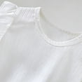thumbnail image 6 of OGLCCG Girls Ruffle Sleeve T Shirt Summer Casual Crewneck T-Shirts Lightweight Basic Tees Tops for Little Girls 0-12 Years, 6 of 6