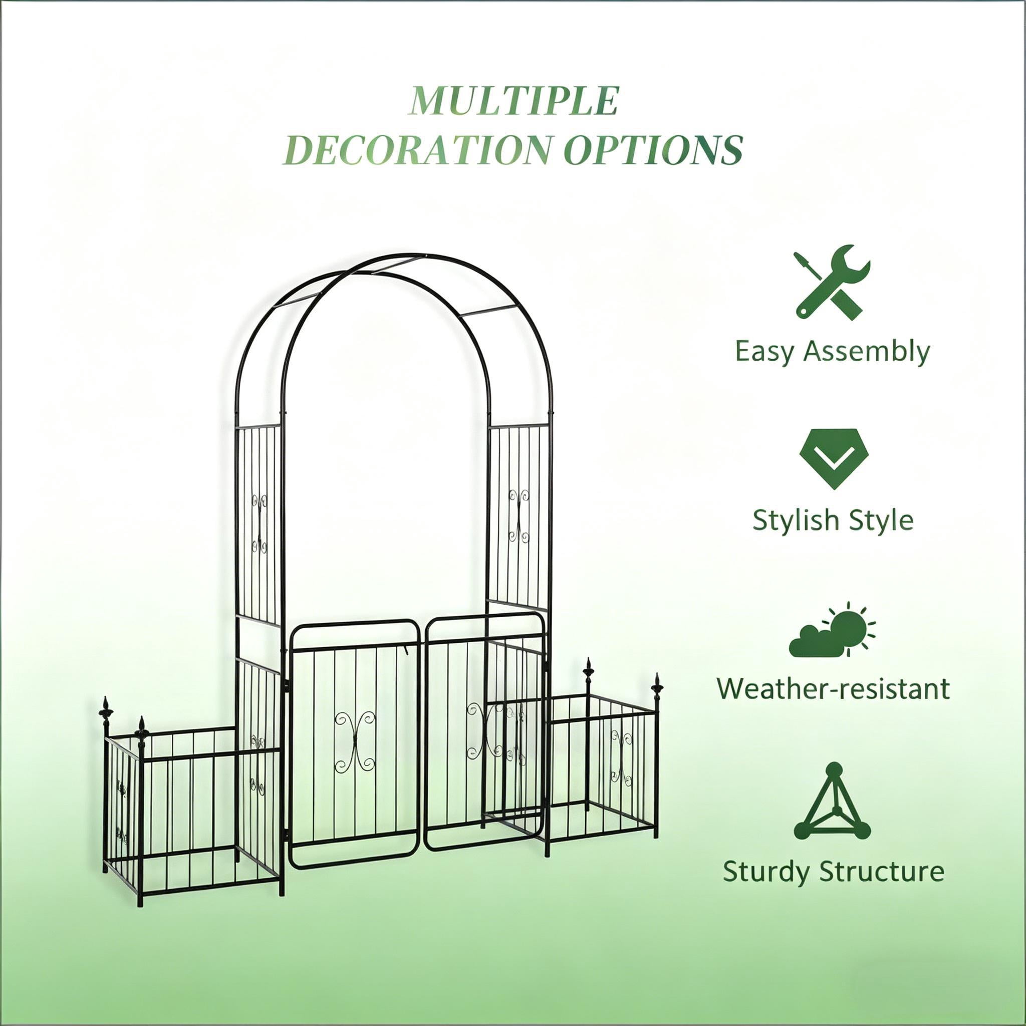 Wedding Arch, Lawn Archway Garden Arch Trellis Arch Arbor
