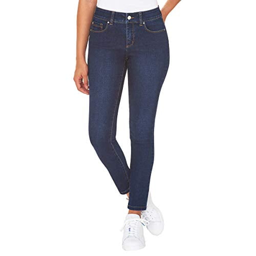 Jones New York Ladies Comfort Waist Jean (10, Denim) - Walmart.com