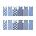 thumbnail image 2 of Buyless Fashion Boys Scoop Neck Tagless Undershirts Soft Cotton Tank Top  (12 Pack)  11-12, 2 of 7