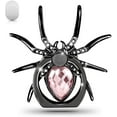 thumbnail image 1 of Support à Paillettes, Prise de Bague en Métal Bling Animal, Support Diamant pour Téléphone Intelligent - Rose, 1 of 7