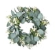 thumbnail image 5 of Corona de flores de primavera de corona de eucalipto artificial para vegetación de la puerta frontal decoración decorativa de guirnalda para la, 5 of 8