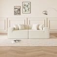 thumbnail image 3 of Newboti Furniture Versatile Modular Loveseat Sofa For Modern Living Room - Deep-Seated Comfort Couch, Soft Corduroy Fabric Upholstery, Compact Sectional Design For Small Spaces00110, 3 of 5