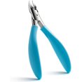 thumbnail image 1 of Cortaúñas profesional azul: cortaúñas de precisión, tijeras gruesas para uñas de los pies, cortaúñas de acero inoxidable con agarre suave Sincero Electrónica, 1 of 5