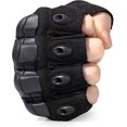 thumbnail image 4 of Guantes Tácticos Sin Dedos para Moto Motocicleta Ciclismo Escalada Senderismo Caza Guantes para Tiro, Caza, Motociclismo, Escaladaxl-Negro, 4 of 5