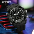 thumbnail image 2 of Sanda 2022 Men Watches Sport Military Quartz Watch 50m Waterproof Wristwatch For Male Led Digital Clock Relogios Masculino 6029 - Quartz Wristwatches, 2 of 6