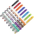 thumbnail image 1 of xianyou-Retractable Dry Erase Markers: Fine Tip Assorted Colors Low Odor Multi Colored Set Kid Adult Refillable Clickable Multicolor Thin Point Whiteboard Marker Bulk 12ct No Bleed Smear, 1 of 4