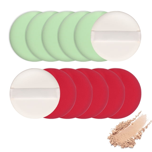 Dinheiro 12 piezas Puff con cojín de aire en polvo, Puff de maquillaje para base líquida y corrector, tipo: estilo2;