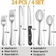thumbnail image 3 of Danhjin Cutlery Set Knife And Fork Set Plastic Forks, 3 of 5