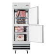 thumbnail image 2 of Pemberly Row 29" Commercial Stainless Steel Half Door Reach-In Freezer in Silver, 2 of 15