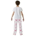 thumbnail image 4 of FORMRS Boys Pajama Pants with Pockets Size 6-8Y Kids Lounge Sleep Bottoms, Geometric Love, 4 of 8