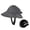 C, variant on Women's Cycling Sun Hat with ABS Shell and Wide Brim for Biking and Mountaineering, Army Green, 1 Pack