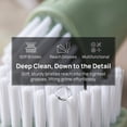 thumbnail image 3 of Multipurpose Gap Cleaning Brush with Water Bottle Connector, 2-in-1 Deep Groove Crevice Scrub Brush for Kitchen and Bathroom, Versatile Grout Cleaner Tool for Window Tracks and Corners, 3 of 6