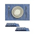 thumbnail image 1 of Juego de 12 Manteles Individuales Azules Leetaltree Resistentes al Calor de PVC, 1 of 9