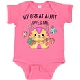 thumbnail image 3 of Inktastic My Great Aunt Loves Me with Cute Kitten and Flowers Boys or Girls Baby Bodysuit, 3 of 5