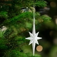 thumbnail image 5 of AUHomi 1PC Christmas Bethlehem Star Ornament, Star of Bethlehem Christmas Tree Topper Glitter Ornament, Plastic Nativity Stars Hanging Decor Accessories (E), 5 of 9