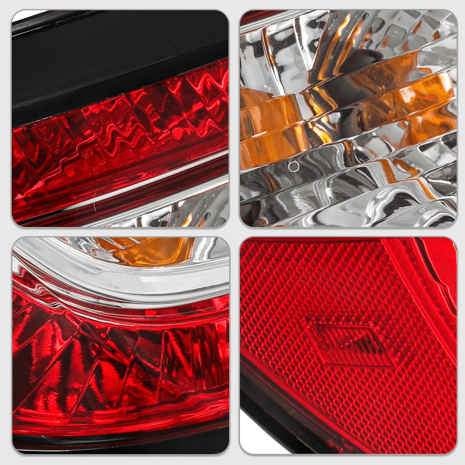 Titans Motors Rear Outer Tail Lights for 2013–2017 Chevy Traverse Brake Lamp Assembly Set Left & Right