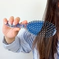 Packed Party Throw Confetti 8.25" Oval Detangling Hair Brush, Multi