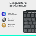 thumbnail image 5 of Logitech Keys-to-GO 2 Portable Bluetooth Tablet Keyboard with Built-in Cover, Slim & Compact Wireless Keyboard for Windows, Android, Linux, iPad, iPhone, Mac, Apple TV - Graphite, 5 of 11