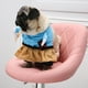 thumbnail image 2 of Poliéster divertido samurái vertical disfraz de mascota fiesta de Halloween ropa de cosplay vestir para perro gato (L), 2 of 12