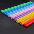 thumbnail image 1 of Pajitas flexibles largas de plástico coloridas (1 paquete-multicolor LingWen 8390605478918, 1 of 1