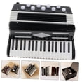 thumbnail image 4 of SHINYPASING 1Set Accordion Model Black Mini Musical Instrument Plastic DIY Supplies for Mini Item Collectors, 4 of 8