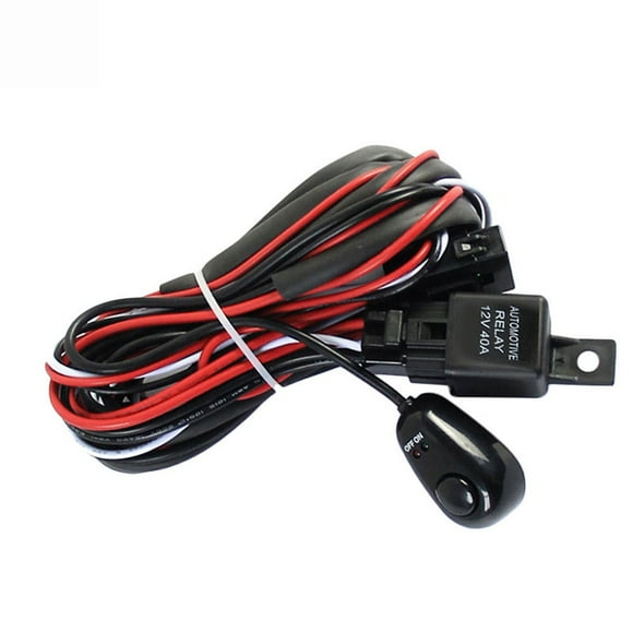 Fog Light Switch Wiring Harness, Fog Light Wiring Kit Waterproof Relay, Fog Light Switch Wiring Kit with Switch
