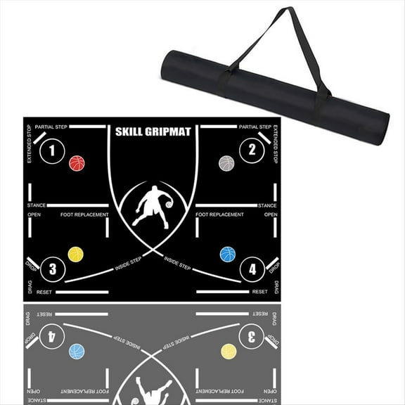 Basketball Footstep Mat Portable Agility Training Improve Speed Skill
